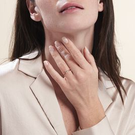 Bague Solitaire Or Rose Lexine Morganite - Bagues solitaires Femme | Histoire d’Or
