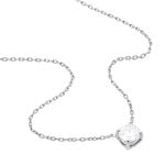 Collier Kariane Argent Blanc Oxyde De Zirconium - Colliers fantaisie Femme | Histoire d&rsquo;Or