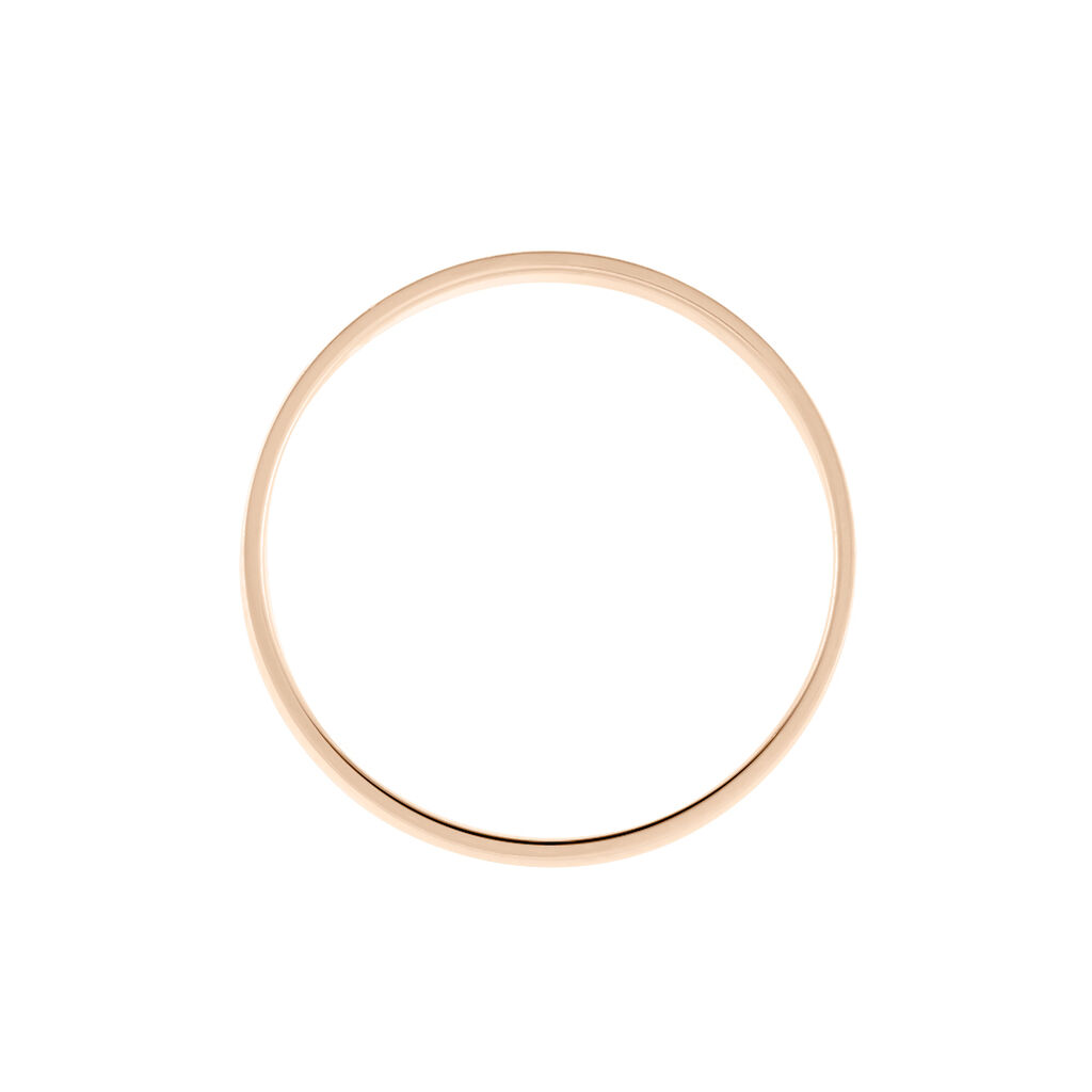 Alliances Argent Rose Alexyne Jonc Bombe 4mm - Alliances Homme | Histoire d&rsquo;Or