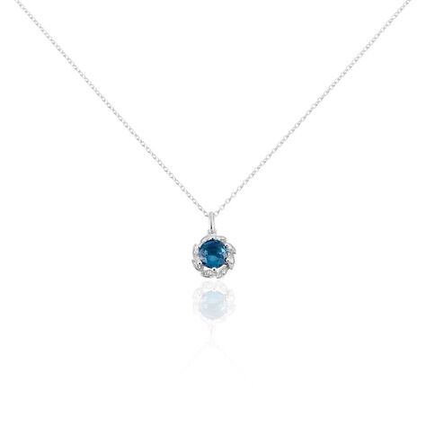Collier Argent Blanc Clover Verre Oxydes De Zirconium - Colliers fantaisie Femme | Histoire d&rsquo;Or