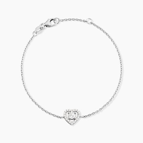 Bracelet Suzon Argent Blanc Oxyde De Zirconium - Bracelets Femme | Histoire d&rsquo;Or