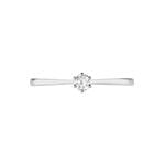 Bague Solitaire Athena Or Blanc Diamant - Bagues solitaires Femme | Histoire d&rsquo;Or