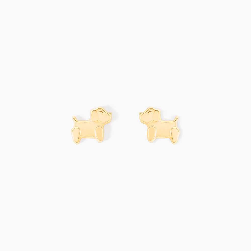 Boucles D'oreilles Puces Lassi Or Jaune - Nouveautés Famille | Histoire d’Or