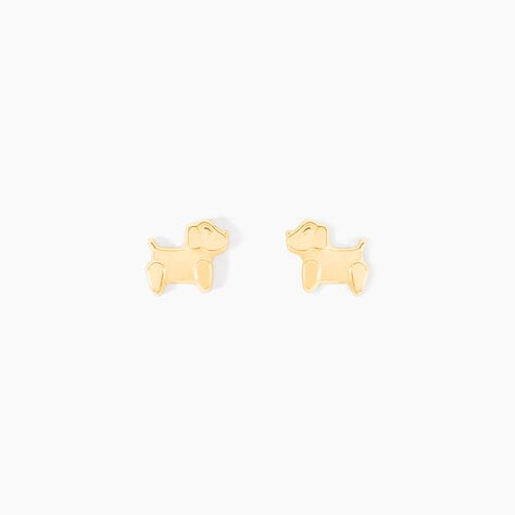 Boucles D'oreilles Puces Lassi Or Jaune - Nouveautés Famille | Histoire d’Or