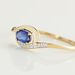 Bague Emotion Or Jaune Saphir Diamant - Bagues avec pierre Femme | Histoire d’Or