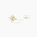 Boucles D'oreilles Puces Geza Or Jaune Oxyde De Zirconium - Clous d'oreilles Femme | Histoire d’Or