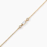 Bracelet Estela Plaque Or Jaune Oxyde De Zirconium - Bracelets Femme | Histoire d&rsquo;Or