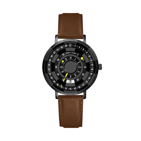 Montre Pierre Lannier Lannier Blackjack Noir - Montres Homme | Histoire d&rsquo;Or