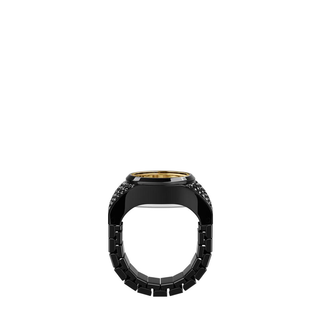 Montre Fossil Watch Ring Noir - Montres Femme | Histoire d’Or