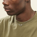 Collier Kim Argent Blanc - Colliers fantaisie Famille | Histoire d&rsquo;Or