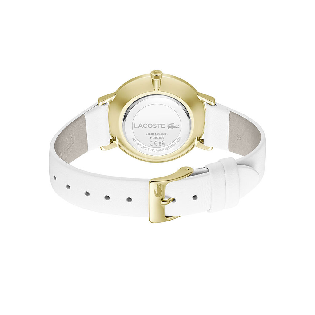 Montre Lacoste Crocorigin Blanc - Montres Femme | Histoire d&rsquo;Or