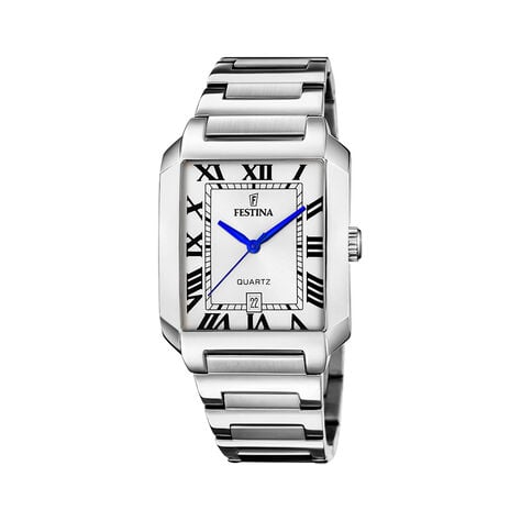 Montre Festina On The Square Blanc - Montres Homme | Histoire d’Or