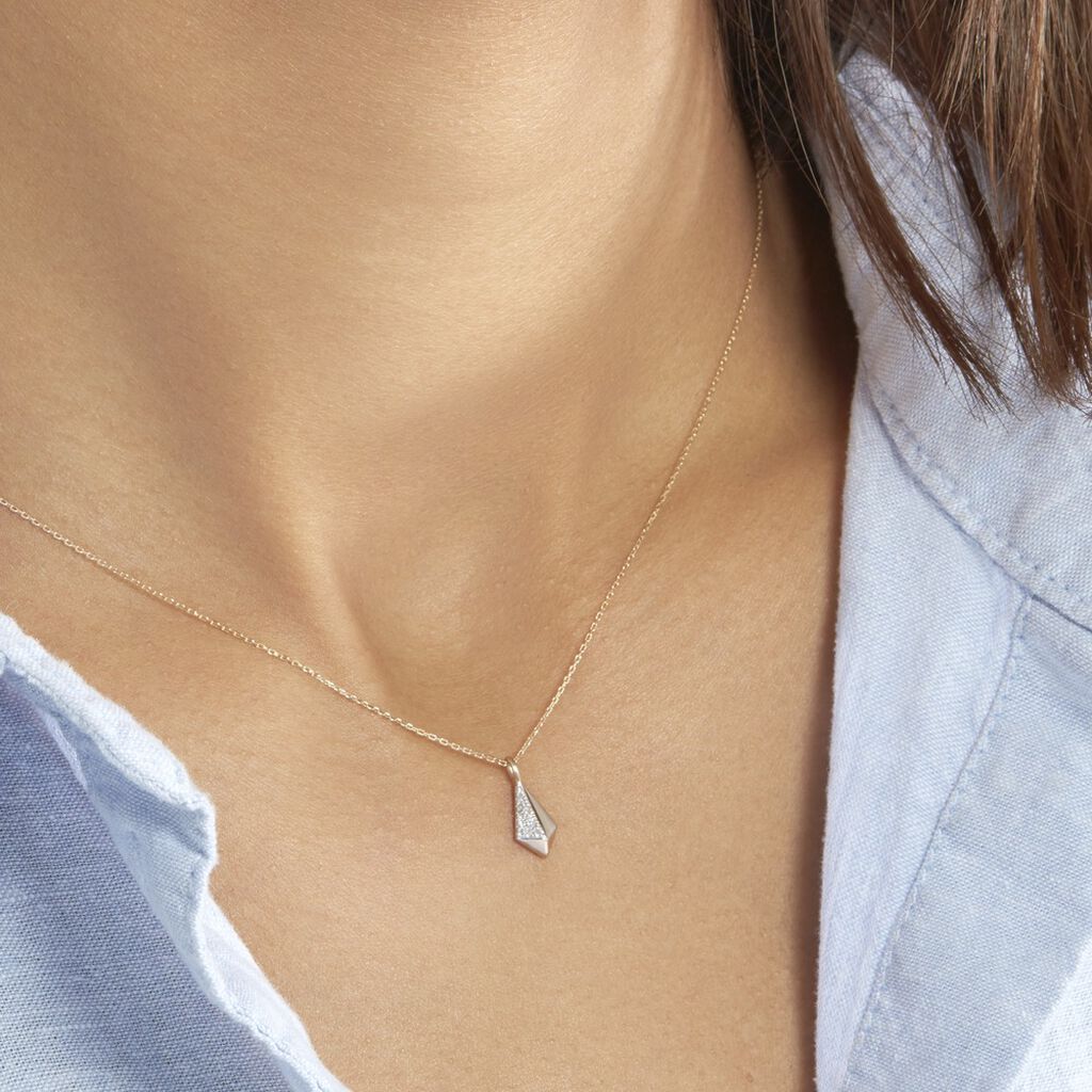 Collier Lizia Or Jaune Diamant - Colliers Femme | Histoire d’Or