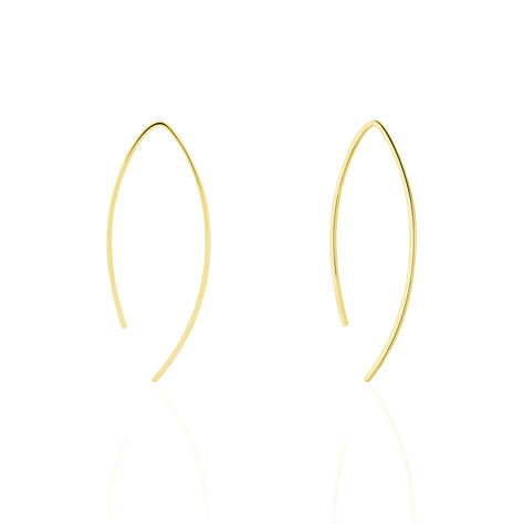 Cr&eacute;oles Helle Amande Or Jaune - Boucles d'oreilles cr&eacute;oles Femme | Histoire d&rsquo;Or