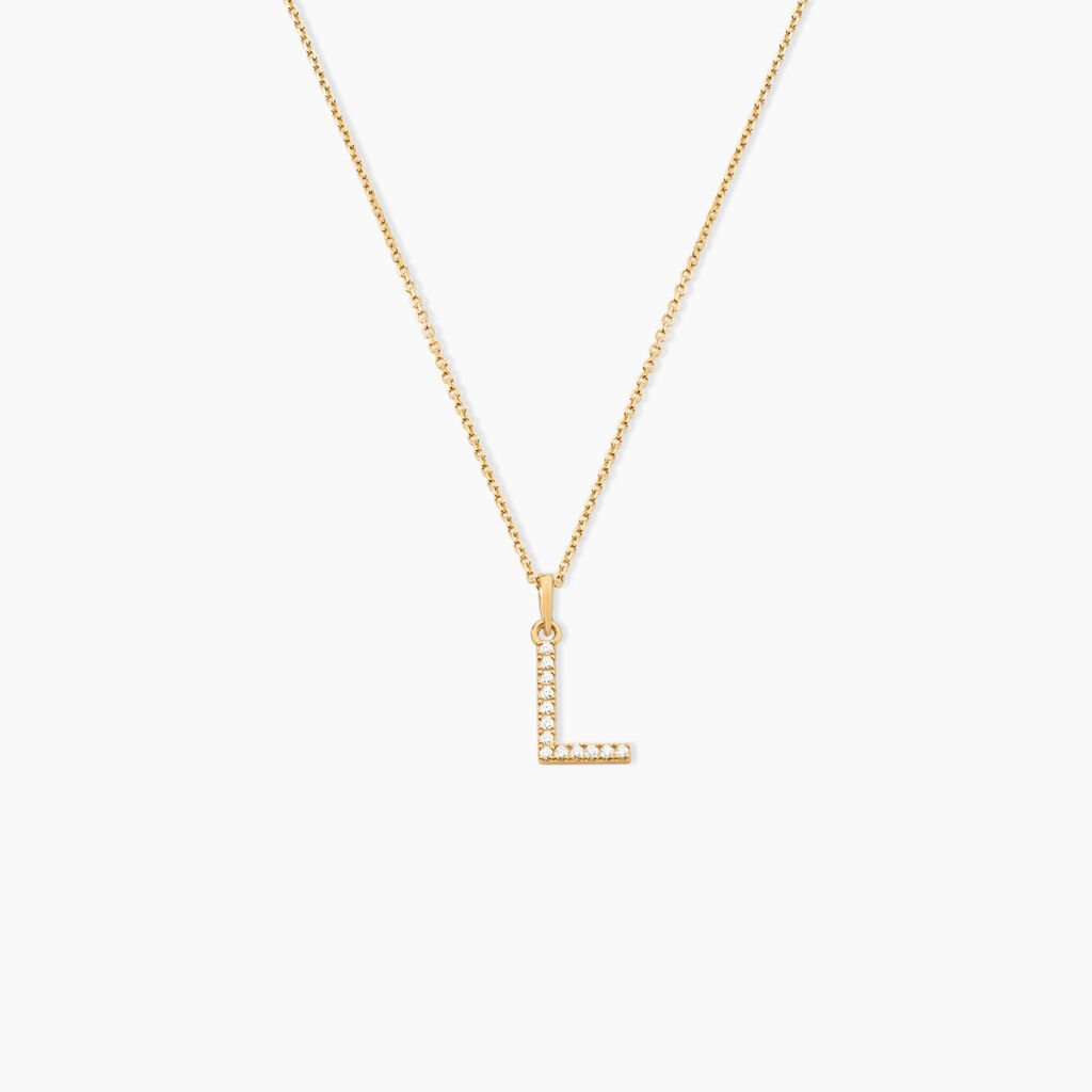 Pendentif Klementine Or Jaune Oxyde De Zirconium - Pendentifs Famille | Histoire d&rsquo;Or