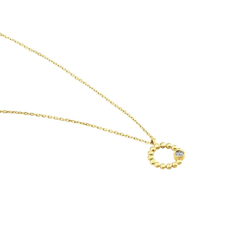 Collier Pearly Effect Or Jaune Diamant - Colliers Femme | Histoire d’Or