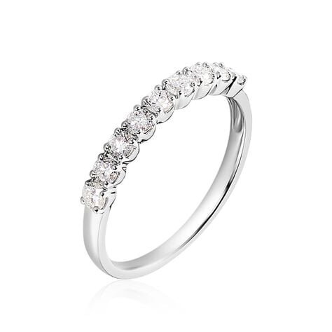 Alliance Eloisa Ld Platine Blanc Diamant Synthétique - Alliances Femme | Histoire d’Or