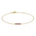 Bracelet Plaqué Or Linnert Spinelles - Bracelets fantaisie Femme | Histoire d’Or