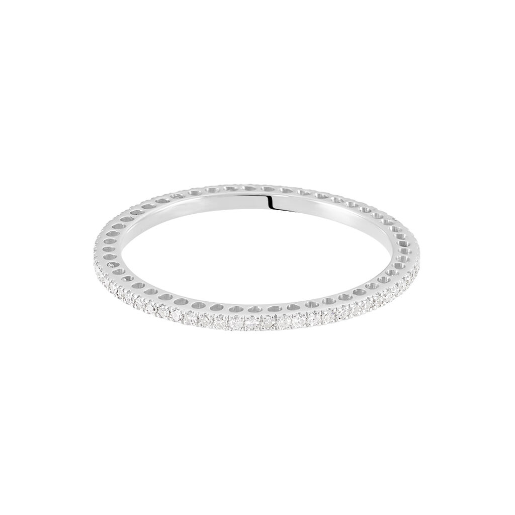 Alliance Lu Or Blanc Diamant - Alliances Femme | Histoire d’Or