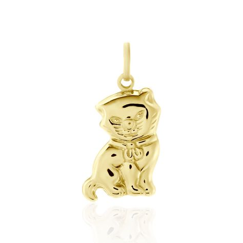 Pendentif Egee Chat Or Jaune - Pendentifs Famille | Histoire d’Or