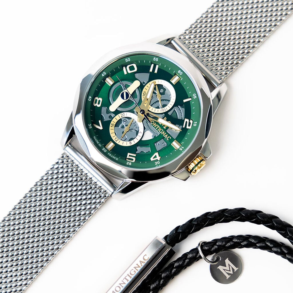 Coffret De Montre Montignac Round - Montres Coffrets Homme | Histoire d&rsquo;Or