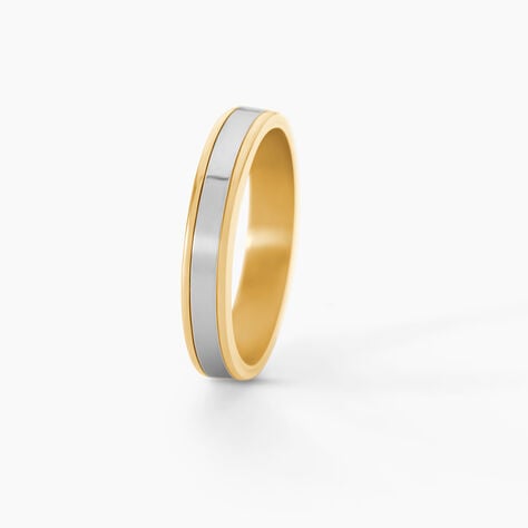 Alliance Hevan Ruban Or Bicolore - Alliances 18 carats Unisex | Histoire d&rsquo;Or