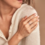 Bague Isia Argent Blanc Oxyde De Zirconium - Bagues avec pierre Femme | Histoire d&rsquo;Or