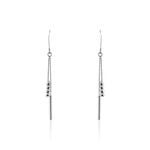 Boucles D'oreilles Pendantes Eucleia Argent Blanc - Boucles d'oreilles fantaisie Femme | Histoire d&rsquo;Or