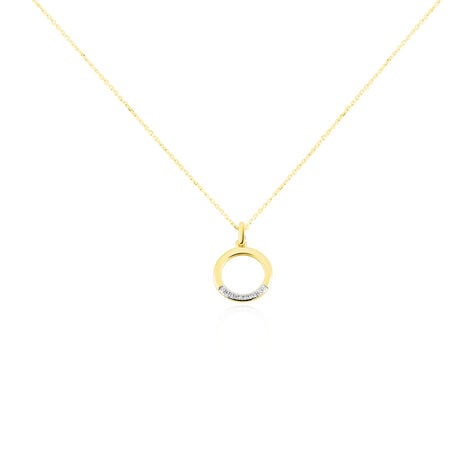 Collier Or Jaune Vahina Diamants - Colliers Femme | Histoire d’Or