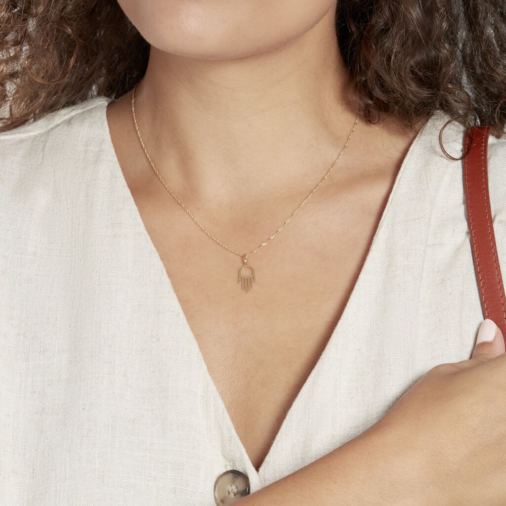 Pendentif Hectorienne Fatim Or Jaune - Pendentifs Femme | Histoire d’Or
