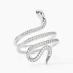 Bague Wesley Argent Blanc Oxydes De Zirconium - Bagues avec pierre Femme | Histoire d&rsquo;Or