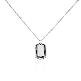 Collier Argent Edgar - Colliers Homme | Histoire d’Or