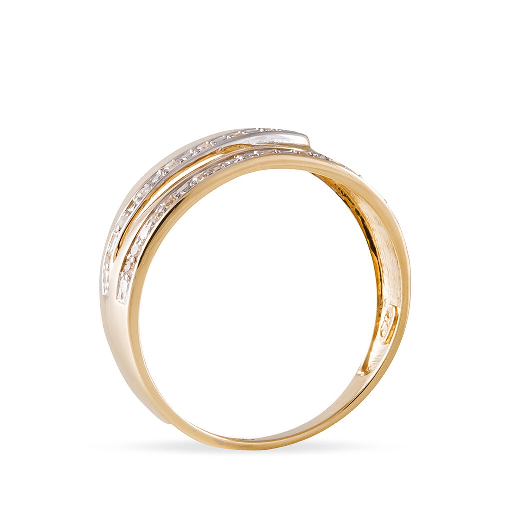 Bague Mesmin Or Jaune Diamant - Bagues avec pierre Femme | Histoire d’Or