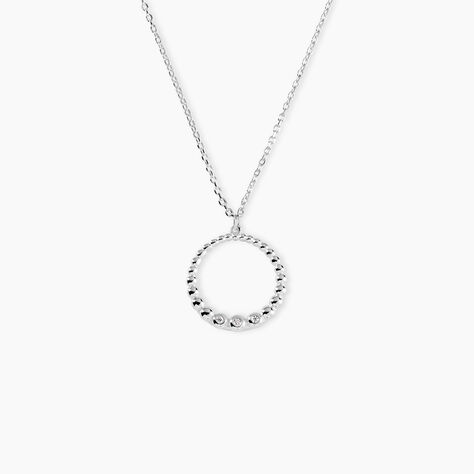 Collier Lidig Argent Oxyde De Zirconium - Colliers fantaisie Femme | Histoire d&rsquo;Or