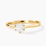 Bague Solitaire Athena Or Jaune Diamant - Bagues solitaires Femme | Histoire d&rsquo;Or