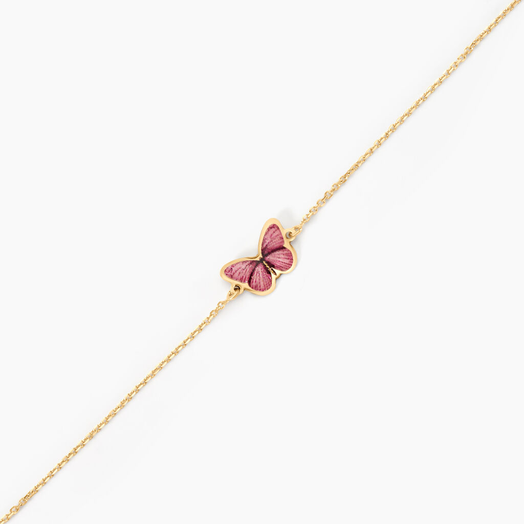 Bracelet Sulivia Papillon Or Jaune - Bracelets Enfant | Histoire d&rsquo;Or