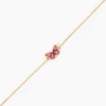 Bracelet Sulivia Papillon Or Jaune - Bracelets Enfant | Histoire d&rsquo;Or