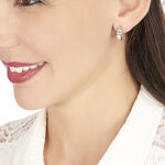 Cr&eacute;oles Ugenie Or Blanc - Boucles d'oreilles cr&eacute;oles Femme | Histoire d&rsquo;Or