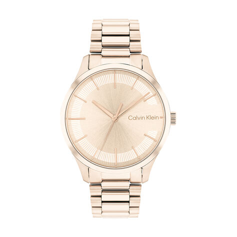 Montre Calvin Klein Iconic Bracelet Rose - Montres Femme | Histoire d&rsquo;Or