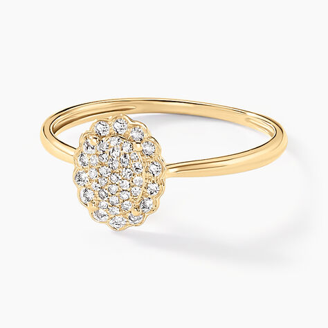 Bague Shyam Or Jaune Diamant - Bagues avec pierre Femme | Histoire d&rsquo;Or