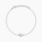 Bracelet Elodia Argent Blanc - Bracelets Femme | Histoire d&rsquo;Or