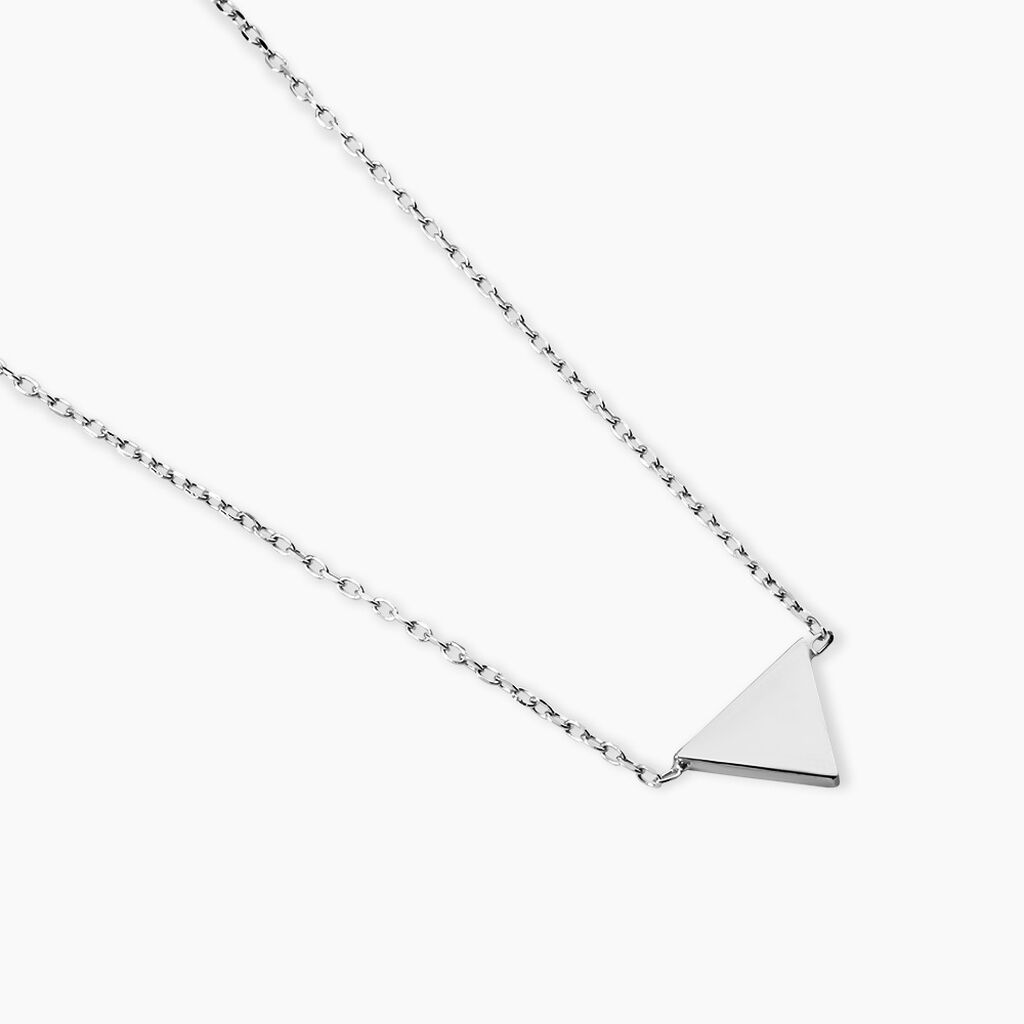 Collier Trilia Argent Blanc - Colliers fantaisie Femme | Histoire d&rsquo;Or