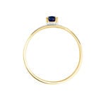 Bague Taila Or Jaune Saphir - Bagues solitaires Femme | Histoire d&rsquo;Or