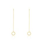 Boucles D'oreilles Pendantes Albya Or Jaune - Boucles d'oreilles pendantes Femme | Histoire d&rsquo;Or