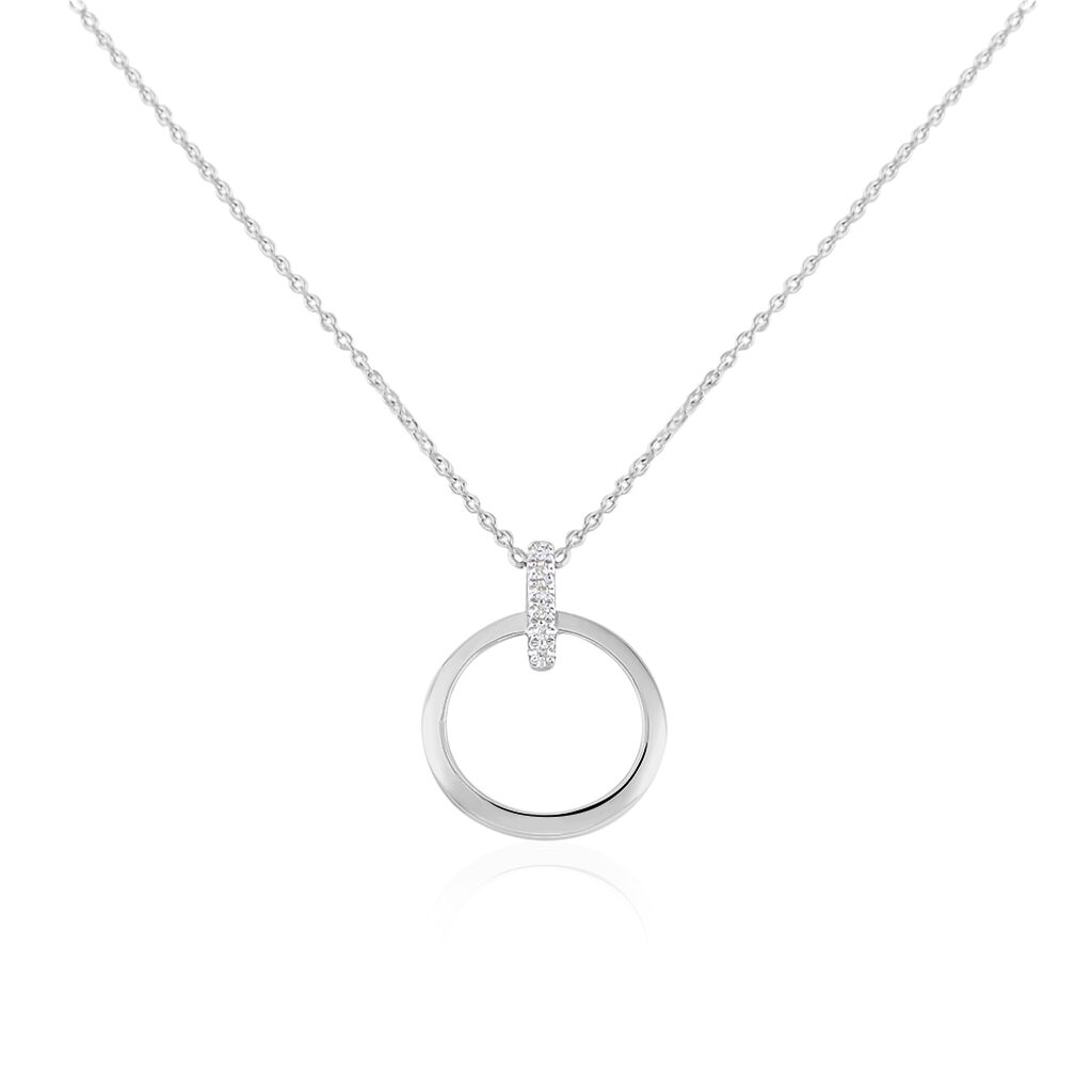 Collier Melissande Or Blanc Diamant