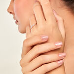 Alliance Gemariah Or Jaune Diamant Synth&eacute;tique - Alliances Femme | Histoire d&rsquo;Or