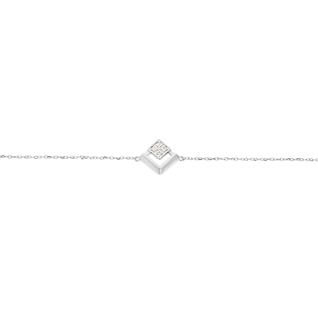 Bracelet Liana Or Blanc Diamant - Bracelets Femme | Histoire d’Or