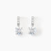 Boucles D'oreilles Pendantes Paciane Or Blanc Oxyde De Zirconium - Boucles d'oreilles pendantes Femme | Histoire d’Or