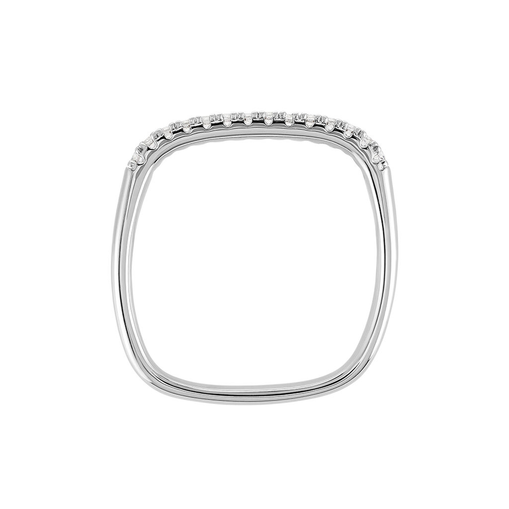 Bague Infini Pop Argent Blanc Oxyde De Zirconium - Bagues avec pierre Femme | Histoire d&rsquo;Or