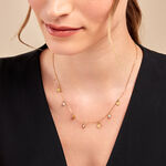 Collier Acier Dor&eacute; Cristal - Colliers fantaisie Femme | Histoire d&rsquo;Or